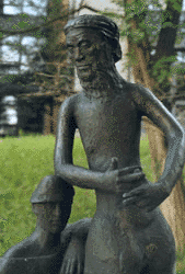 Cheiron- und Achilleus-Brunnen, Detail